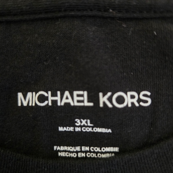 Michael Kors Black Logo Tee - Picture 2 of 3